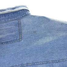 Load image into Gallery viewer, Vintage JOHN F. GEE Cowboy Western Style Pearl Snap Long Sleeve Blue Denim Shirt