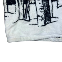 Load image into Gallery viewer, Vintage Wolf Animal Nature Wildlife Snow Scene Zip Fleece Hoodie