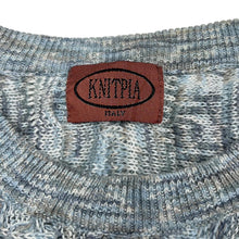 Load image into Gallery viewer, Vintage 90’s KNITPIA 3D Abstract Cosby Style Short Sleeve Knit Sweater Jumper