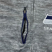 Load image into Gallery viewer, NFL SEATTLE SEAHAWKS Embroidered Logo Polyester Zip Hoodie