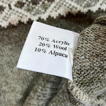 Load image into Gallery viewer, Vintage ANTARTEX Weekend Grandad Patterned Acrylic Wool Alpaca Knit Jumper