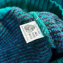 Load image into Gallery viewer, Vintage 90's Exact Abstract Patterned Pure New Wool Made In UK Knit Jumper