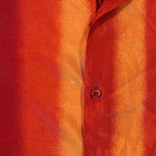 Load image into Gallery viewer, Early 00's Here & There C&A Gothic Y2K Tribal Patterned Red Short Sleeve Shirt