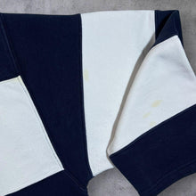 Load image into Gallery viewer, Vintage Aem'Kai Sport Hip Hop Y2K Navy Blue White Stripe Collared Sweatshirt