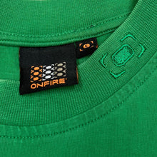 Load image into Gallery viewer, Early 00’s ONFIRE Skater Spellout Embroidered Mini Logo Graphic T-Shirt
