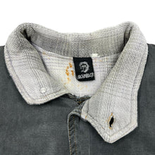 Load image into Gallery viewer, Vintage INSTINCT Skater Surfer Embroidered Logo Plaid Check Lined Heavyweight Canvas Jacket