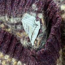 Load image into Gallery viewer, Vintage 90's TREE KNITWEAR Hebrides Scotland Mohair Shetland Wool Patterned Knit Sweater Jumper