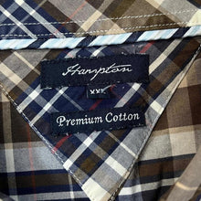 Load image into Gallery viewer, Hampton Classic Mini Pocket Logo Plaid Check Long Sleeve Cotton Shirt