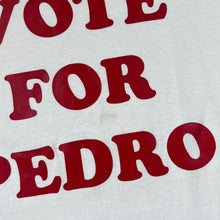 Load image into Gallery viewer, Napoleon Dyamite VOTE FOR PEDRO Comedy Movie Spellout Graphic Ringer T-Shirt