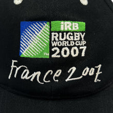 Load image into Gallery viewer, IRB RUGBY WORLD CUP (2007) "France 2007" Embroidered Logo Spellout Rugby Union Baseball Cap