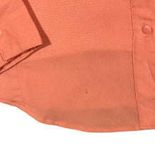 Load image into Gallery viewer, COLUMBIA PFG Fishing Omni-Shade Coral Orange Long Sleeve Utility Shirt