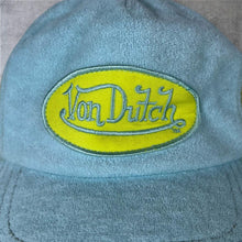 Load image into Gallery viewer, Von Dutch Towelling Embroidered Patch Mesh Trucker Y2K Baseball Cap