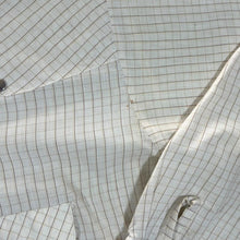 Load image into Gallery viewer, Vintage DALLAS SHIRT Classic Cream Check Cowboy Western Style Long Sleeve Shirt