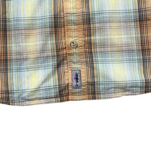 Load image into Gallery viewer, PATAGONIA Multi Plaid Check Zip Pocket Fishing Outdoor Long Sleeve Nylon Polyester Shirt