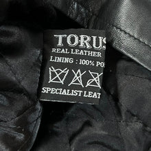 Load image into Gallery viewer, Vintage 90's TORUS LEATHER Classic Real Genuine Black Leather Jacket