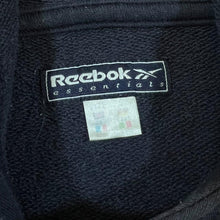 Load image into Gallery viewer, Early 00&#39;s REEBOK ESSENTIALS Classic Embroidered Mini Logo Navy Blue Pullover Hoodie
