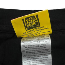 Load image into Gallery viewer, THE SIMPSONS "Homer Rocks" Homer Flaming Guitar TV Show Spellout Graphic T-Shirt