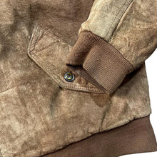 Load image into Gallery viewer, Vintage 90's BURTON Classic Brown Genuine Real Suede Leather Bomber Jacket