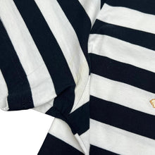 Load image into Gallery viewer, Vintage TOULON "Cote D'Azur" Nautical Sailing Souvenir Embroidered Spellout Striped T-Shirt