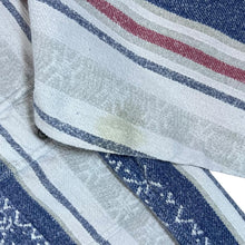 Load image into Gallery viewer, Vintage 90's Nashville Men Patterned Multi Striped Long Sleeve Flannel Cotton Shirt