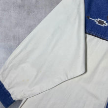 Load image into Gallery viewer, Vintage John F. Gee Cowboy Western Embroidered Blue Denim Cream Long Sleeve Shirt