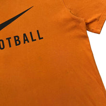 Load image into Gallery viewer, NIKE FOOTBALL Classic Big Logo Spellout Graphic Distressed T-Shirt
