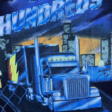 Load image into Gallery viewer, The Hundreds Trucker Spellout Graphic Skater Black Short Sleeve Cotton T-Shirt