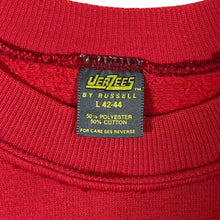 Load image into Gallery viewer, Vintage 80's Jerzees CHEERS Souvenir Spellout Graphic Red Crewneck Sweatshirt