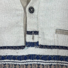 Load image into Gallery viewer, Vintage 90's LEMMI FASHION Aztec Striped Patterned 1/4 Button Pullover Flannel Shirt