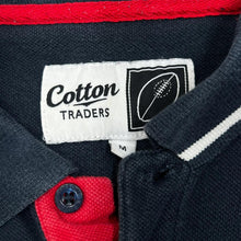 Load image into Gallery viewer, Cotton Traders SIX NATIONS RUGBY Embroidered Logo Colour Block Polo Shirt