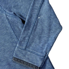 Load image into Gallery viewer, MANTARAY Classic Blue Contrast Collar 1/4 Zip Pullover Sweatshirt