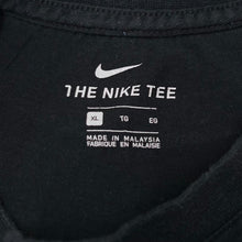 Load image into Gallery viewer, Nike Classic Basic Embroidered Mini Logo Short Sleeve Cotton Black T-Shirt