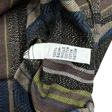 Load image into Gallery viewer, Vintage 90's Multi Colour Block Striped Long Sleeve Cotton Shirt