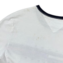 Load image into Gallery viewer, TOMMY HILFIGER Embroidered Big Logo Spellout Short Sleeve Cotton T-Shirt