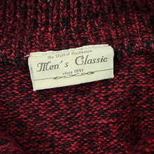 Load image into Gallery viewer, Vintage MEN'S CLASSIC Striped Knit 1/4 Zip Pullover Sweater Jumper