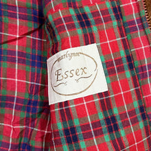 Load image into Gallery viewer, Vintage 90's MARLYNN ESSEX Check Lined Brown Real Suede Leather Bomber Jacket