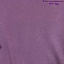 Load image into Gallery viewer, LEE JEANS "Relaxed Fit" Embroidered Big Logo Purple Cropped Crewneck Sweatshirt