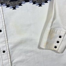 Load image into Gallery viewer, Vintage Pandhandle Slim Cowboy Western Patterned Popper Long Sleeve Shirt