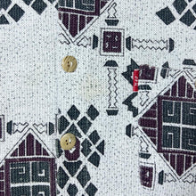 Load image into Gallery viewer, Vintage 90's JFH Crazy Abstract Patterned Long Sleeve Flannel Shirt