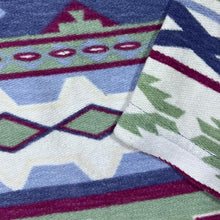 Load image into Gallery viewer, Vintage Replay Aztec Crazy Abstract Patterned Long Sleeve Polo Shirt