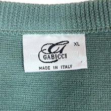 Load image into Gallery viewer, Vintage GABICCI Made In Italy Grandad Patterned V-Neck Acrylic Wool Knit Jumper