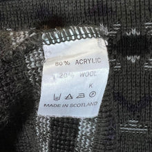 Load image into Gallery viewer, Vintage WOLSEY Made In Scotland Grandad Patterned Acrylic Wool Knit Sweater Jumper