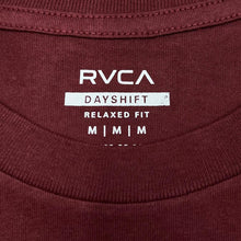 Load image into Gallery viewer, RVCA "Dayshift" Balance Opposites Skull Spellout Graphic Relaxed Fit T-Shirt