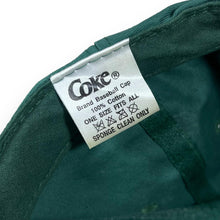 Load image into Gallery viewer, COCA COLA (1998) Football World Cup Embroidered Logo Green Baseball Cap