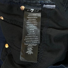 Load image into Gallery viewer, 7 FOR ALL MANKIND "Paxtyn Luxe Sport" Dark Blue Stretch Fit Skinny Tapered Jeans