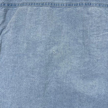 Load image into Gallery viewer, Vintage Cowboy Western Patterned Graphic Blue Denim Long Sleeve Shirt