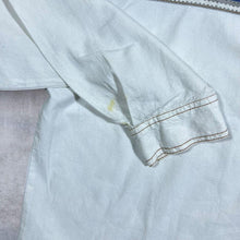 Load image into Gallery viewer, Vintage Forbidden Co. Cowboy Western White Blue Long Sleeve Cotton Shirt