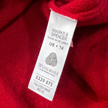 Load image into Gallery viewer, MARKS & SPENCER Pure Merino Wool Classic Knit Button Cardigan Jumper