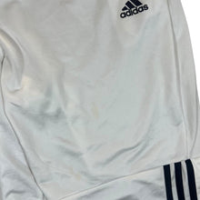 Load image into Gallery viewer, ADIDAS Classic Three Stripe Popper White Sports Tracksuit Bottoms