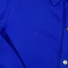 Load image into Gallery viewer, Vintage Blue Classic Cotton Button Worker Chore Lightweight Shirt Jacket